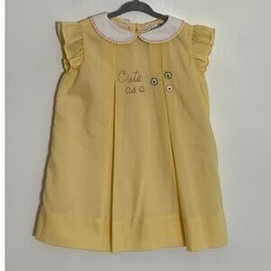 The Proper Peony Cute As A‎ Button Dress NWT size 4T